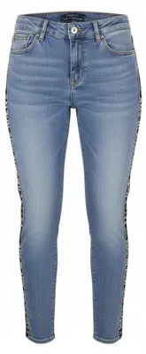 Zdjęcie produktu dla Scotch & Soda Damskie dżinsy Niebieskie wąsy Wyblakłe Petite Slim Boyfriend - 24