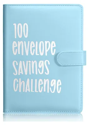 Produktbild von 100 Umschlag Challenge Binder, Einfache und unterhaltsame Möglichkeit, 5.050 $ zu sparen, Budget Binder Spar-Challenge-Buch, Spar-Challenges Budget Buch Binder