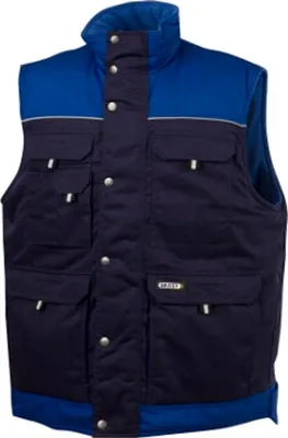 Immagine prodotto di DASSY® Hulst gilet bicolore BLU SCURO/ BLU CORN taglia XL lunghezza: STANDARD
