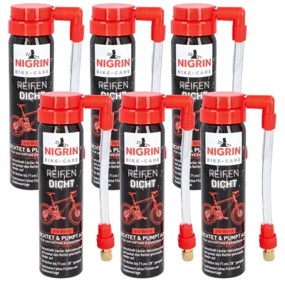 Productafbeelding van 6x Bike Care Reifen-Dicht - Snel hulpmiddel bij lekke banden, 75 ml spray