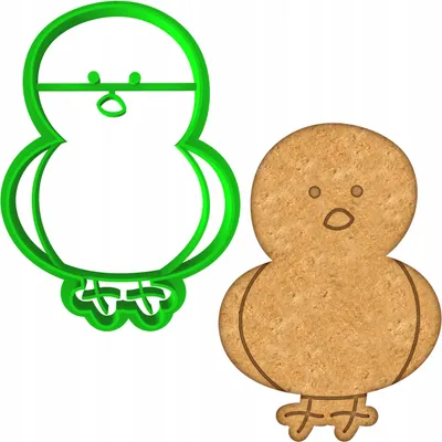Produktbild von Cookie Monster Ostern Küken Plätzchen Ausstecher 8cm