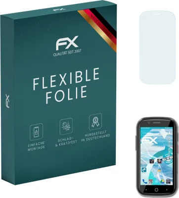 Produktbild von atFoliX FX-ActiFleX 3x Schutzfolie kompatibel mit Unihertz Jelly 2E Folie