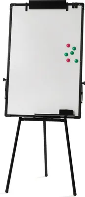 Obrázek produktu pro Magnetická tabule 36 x 24 palců Výškově nastavitelný stojan pro kancelář a domácnost