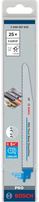 Produktbild von PRO Thick Metal Demolition S1130CF Säbelsägeblatt, 1,6 x 22 x 225 mm, 25-tlg.