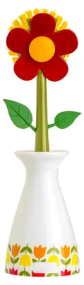 Produktbild von Blumenförmige Spülbürste mit Halter