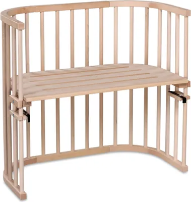 Zdjęcie produktu dla Łóżeczko dostawiane babybay Original, naturalne, niepoddane obróbce