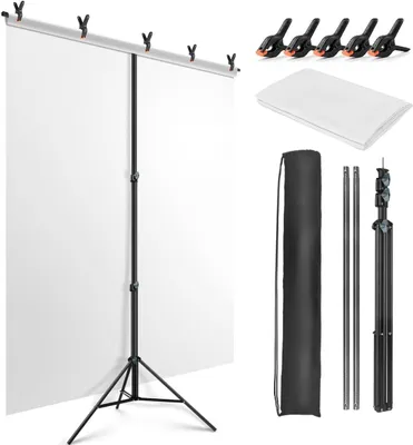 Produktbild von HCT15A Verstellbarer Fotohintergrundständer 1,5x2m Grün