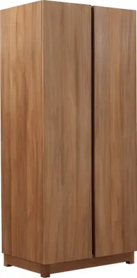 Productafbeelding van Teako Design Carmelo – hoge kast van massief teak, 90 cm