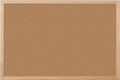 Immagine prodotto di Q-Connect® KF03568 Bacheca in sughero - 120 x 90 cm, marrone con cornice in legno