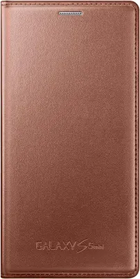 Image de Samsung Flip Cover pour Galaxy S5 mini blanc métallisé