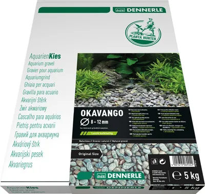 Zdjęcie produktu dla Dennerle 5 kg naturalnego żwiru Plantahunter River 8-12 mm - żwir akwariowy, podłoże do akwarium