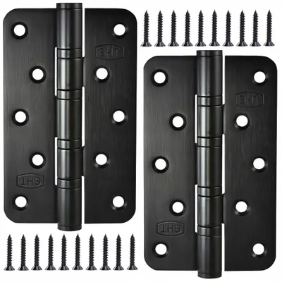Produktbild von Handmet Türlagerband Schwarz 127x76mm für Türen