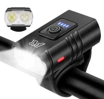 Zdjęcie produktu dla Oświetlenie Rowerowe Na Rower Kierownicę AY-804 Akumulatorowa Mocna USB