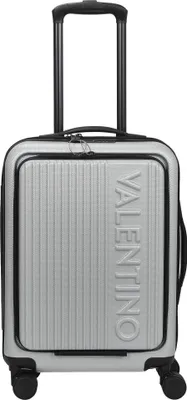 Produktbild von Valentino Bags Lexplor - 4-Rollen-Kabinentrolley mit Vortasche 14" 55 cm (silver)