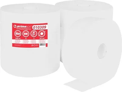 Obrázek produktu pro Toaletní papír jumbo PrimaSOFT - 2vrstvý, bílý, 260 mm, 6 rolí