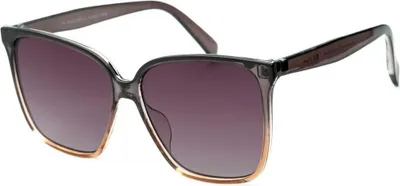 Produktbild von Damen Sonnenbrille rechteckig, grau, UV400-Schutz, Verlaufsgläser, Kunststoffrahmen, Modell Wx0002X002