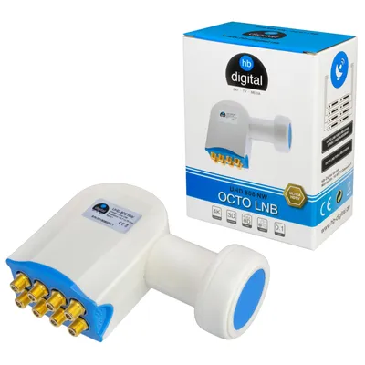 Zdjęcie produktu dla HB-DIGITAL UHD 808 NW Octo LNB "WEIß BLAU"