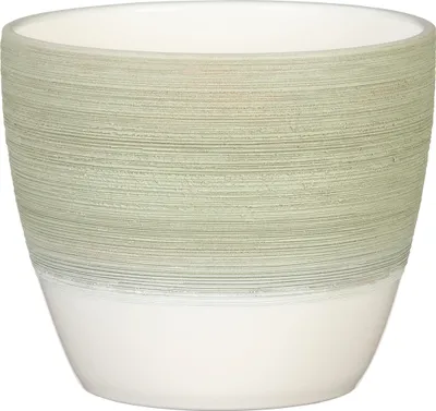 Produktbild von Scheurich 950, Grün, Weiß, Keramik, 3,27 l, Rund, 17,5 cm, 175 mm