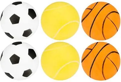 Produktbild von 6 Tischtennisbälle 6er Pack bedrucken