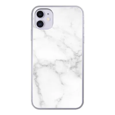 Produktbild von MuchoWow® Handyhülle Schutzhülle Hülle für iPhone 11 Marmor - Weiß - Grau - Luxus - Marmoroptik - Stein Silikon Softcase Handy Hülle - Handytasche