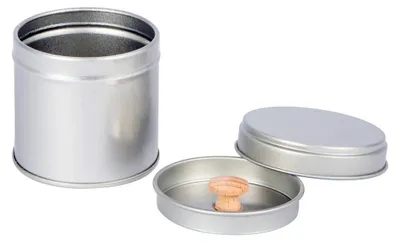 Produktbild von Rimoco 12er Set Gewürzdosen mit Aromadeckel, silber inkl. 12 Etiketten