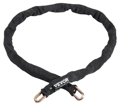 Obrázek produktu pro VEVOR řetězový zámek na kolo 1,8 m řetězový zámek na kolo s vysokou bezpečností, robustní zámek na kolo proti krádeži z kovové oceli, ideální pro jízdní kolo motocykl skútr dveře plot brána