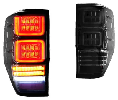 Obrázek produktu pro Zadní světla, sekvenční LED blinkry, vodotěsný design, kouřové