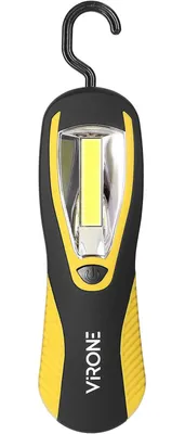 Zdjęcie produktu dla Latarka robocza VIRONE WL-7, LED COB, 3W, 200 lm, 3 x AA, żółto-czarna