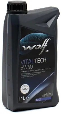 Produktbild von WOLF Vitaltech für 5W-40 1 Liter Motoröl Motorenöl Vollsynthetisch 226.5 229.3 Longlife-01 502 00 505 00 RN0700 RN0710 PSA B71 2296 LL-B-025 LL-A-025
