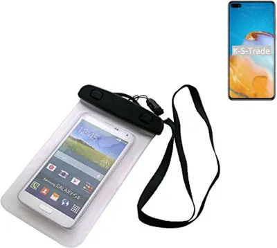 Produktbild von K-S-Trade Schutz Hülle Handy Hülle Kompatibel mit Huawei P40 Beach Bag wasserdicht 16cm x 10cm Schutzhülle Staub Sand Flachwasser Beachbag Case
