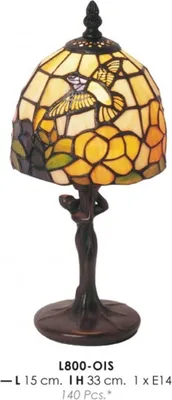 Produktbild von Tiffany Tischleuchte Durchmesser 15cm, Höhe 33cm L800 - OIS Leuchte Lampe