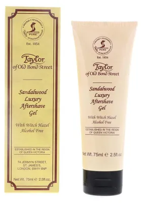 Image de Taylor of Old Bond Street Gel après-rasage de luxe au bois de santal (75 ml)