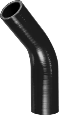 Produktbild von 1 Stück 32-38mm 1,26"-1,50" ID 102mm 4,02" Länge 45 Grad Schwarzer Autosilikonschlauch Kühlmittelschlauch Universal
