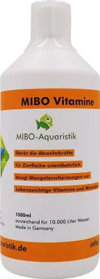 Produktbild von MIBO Aquarium Vitamine für gesunde Fische im Aquarium Futterzusatz 1000ml