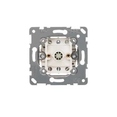 Obrázek produktu pro Spínací vložka 2-pólová 10A 250V - 2pólový spínač a spínač 317200