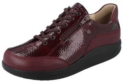 Produktbild von FINN COMFORT FINNAMIC Otaru Damen Schnürschuhe mit Reißverschluss bordorot - Größe: UK 5