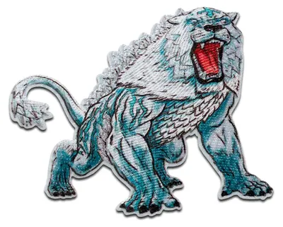 Produktbild von Mono-Quick Schleich Eldrador Ice Tiger - Aufnäher, Bügelbild, Aufbügler, Applikationen, Patches, Flicken, zum aufbügeln, Größe: 7 x 9 cm