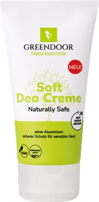 Produktbild von GREENDOOR Soft Deo Creme in der Tube Naturally Safe