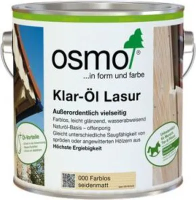 Produktbild von Osmo Klar-Öl-Lasur Farblos 0,75 l - 11600001
