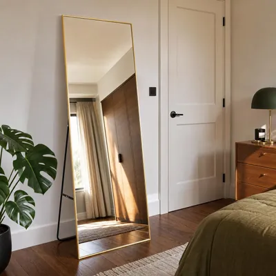 Hauptansicht des LunaMirror Jeffrey Ganzkörperspiegels in , 180 x 76 cm