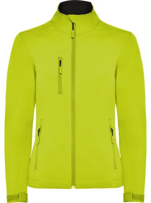 Image de Roly - Veste softshell « Nebraska » pour femmes LT5551 (XL) (citron vert vif)