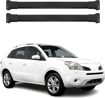 Produktbild von Dachträger Grundtäger für Renault Koleos mk2 2016-2025 75kg Alu Schwarz 2 tlg