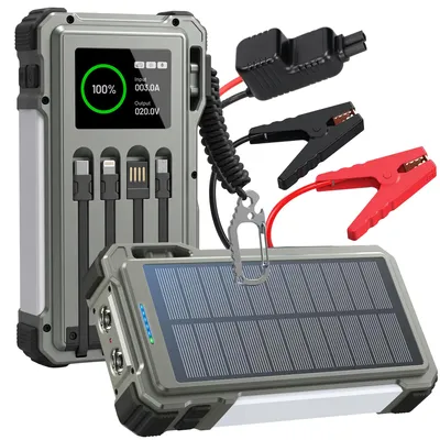 Produktbild von Extralink Solar Jump Starter 12000mAh 1500A LED Powerbank