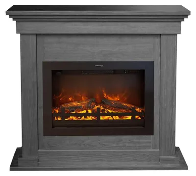 Productafbeelding van Xaralyn Elektrische kachel - Flex EFL-HLZ - Houtlook - 1500 Watt verwarming - met afstandsbediening - inclusief schoorsteenmantel en inbouwkachel - decoratieve kachel