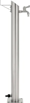 Produktbild von vidaXL Garten-Wassersäule Edelstahl Rund 95 cm