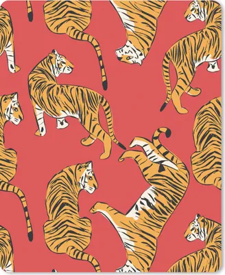 Produktbild von MuchoWow® Mauspad Mousepad Tiger - Dschungel - Muster 30x40 cm - Mousepads - Maus Mat - Pad - Mausunterlage - Mausmatten