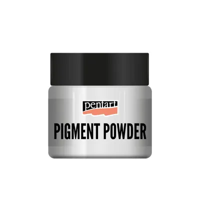 Image de PENTART Pigment en poudre, 10 g, argent métallique