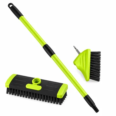 Produktbild von 3 in 1 Fugenbürste mit Teleskopstiel 80–140 cm Unkrautbürste, KI-generiertes Bild