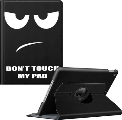 Produktbild von Fintie Hülle für iPad 10.2 Zoll 9.Generation / 8. Gen / 7. Gen (Modell 2021/2020/2019) mit Pencil Halter - 360 Grad Rotierend Stand Schutzhülle Cover mit Auto Schlaf/Wach Funktion, Don't Touch