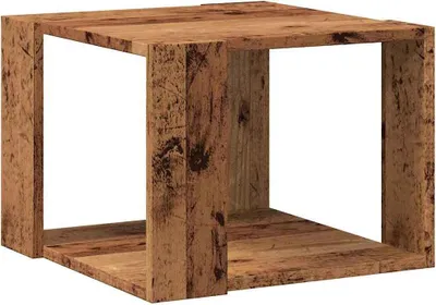 Produktbild von Couchtisch Altholz-Optik 40x40x30 cm Holzwerkstoff
